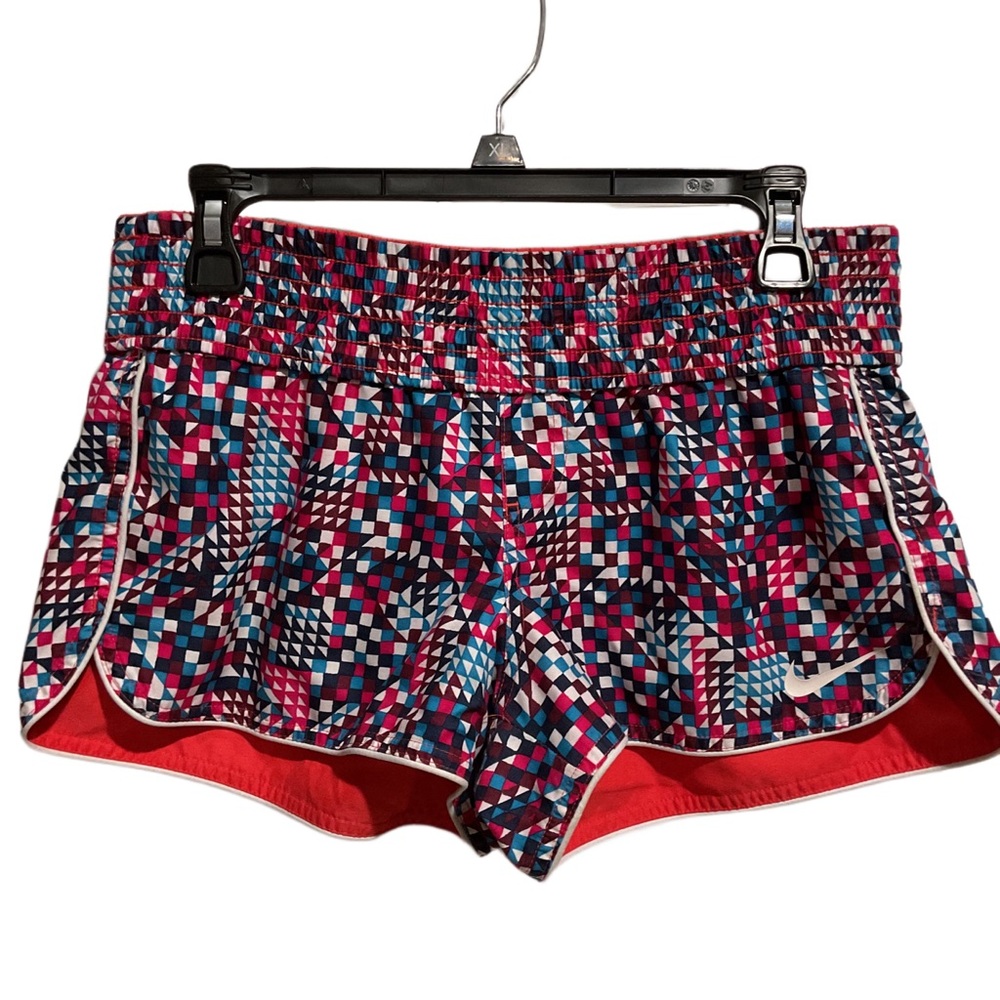 Nike Women’s Reversible Geometric Print Running Shorts‎ Mid-Rise
